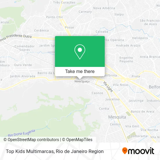 Top Kids Multimarcas map