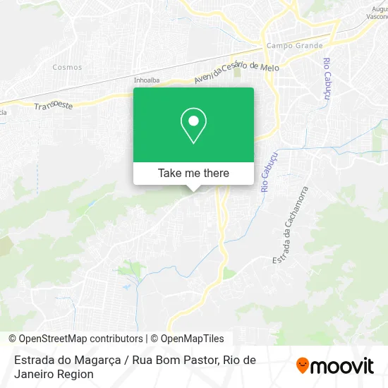 Estrada do Magarça / Rua Bom Pastor map