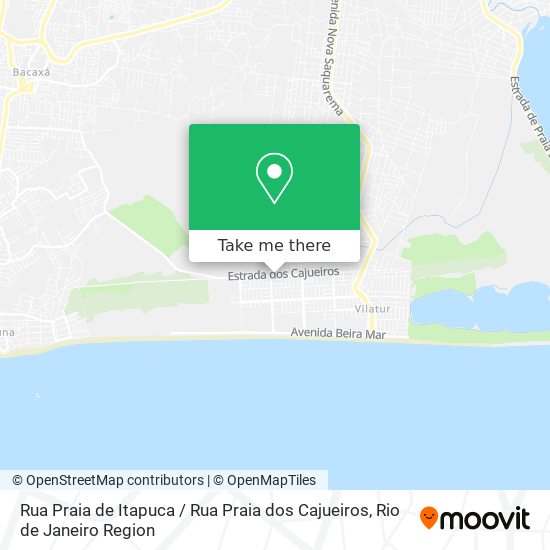 Rua Praia de Itapuca / Rua Praia dos Cajueiros map