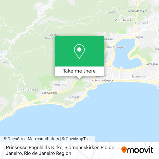 Prinsesse Ragnhilds Kirke, Sjomannskirken Rio de Janeiro map