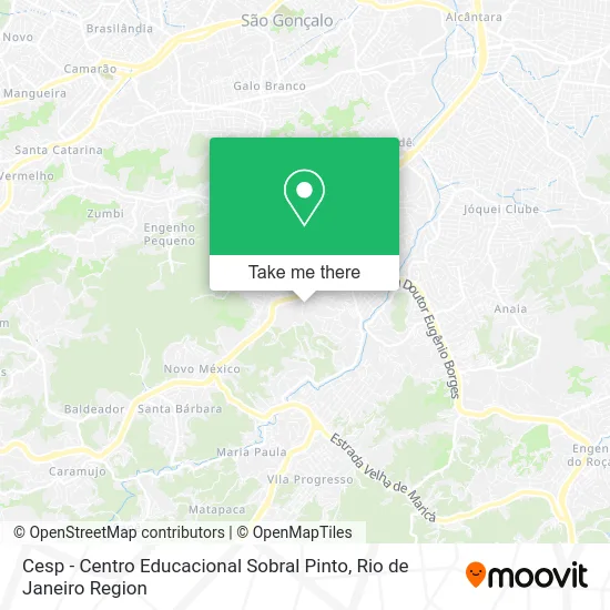 Cesp - Centro Educacional Sobral Pinto map