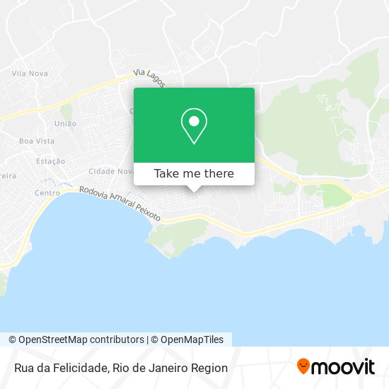 Rua da Felicidade map