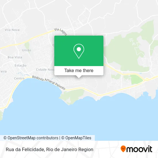 Rua da Felicidade map