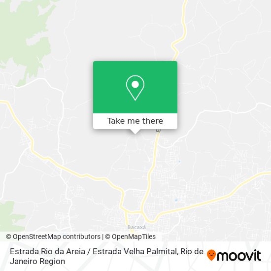 Estrada Rio da Areia / Estrada Velha Palmital map