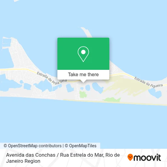 Avenida das Conchas / Rua Estrela do Mar map