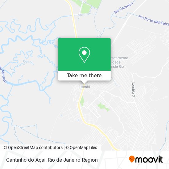 Cantinho do Açaí map