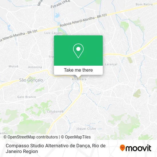 Compasso Studio Alternativo de Dança map