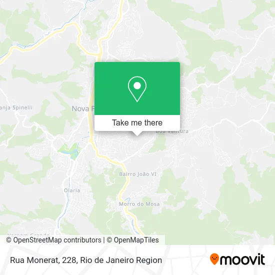 Rua Monerat, 228 map