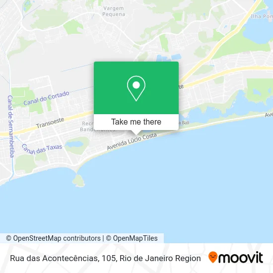 Rua das Acontecências, 105 map