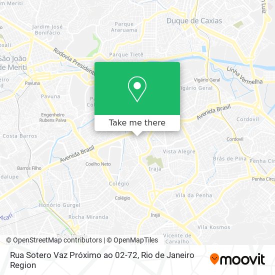 Rua Sotero Vaz Próximo ao 02-72 map