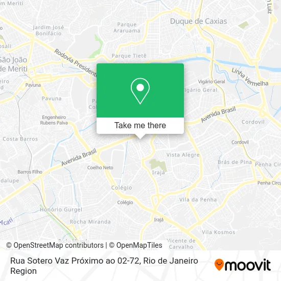 Rua Sotero Vaz Próximo ao 02-72 map