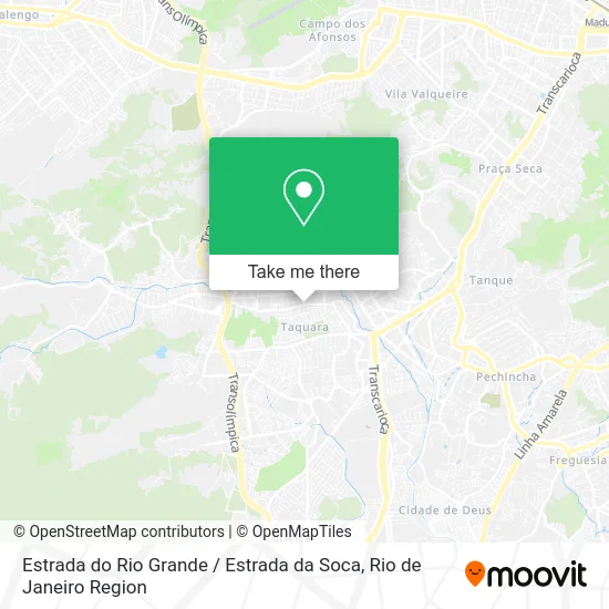 Estrada do Rio Grande / Estrada da Soca map