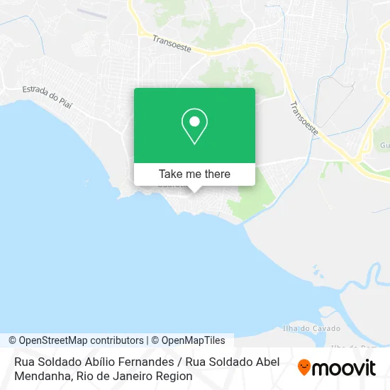Rua Soldado Abílio Fernandes / Rua Soldado Abel Mendanha map