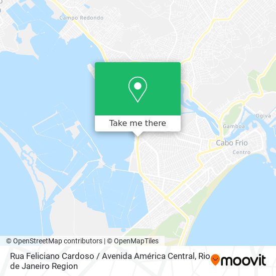 Rua Feliciano Cardoso / Avenida América Central map