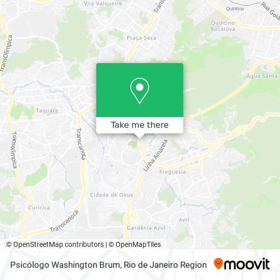 Psicólogo Washington Brum map