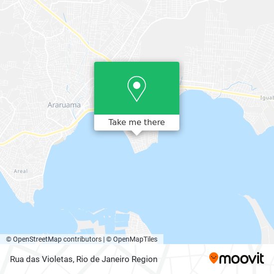 Rua das Violetas map