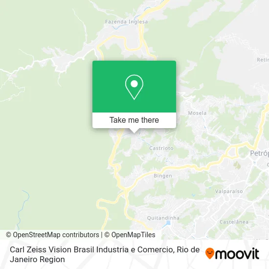 Carl Zeiss Vision Brasil Industria e Comercio map