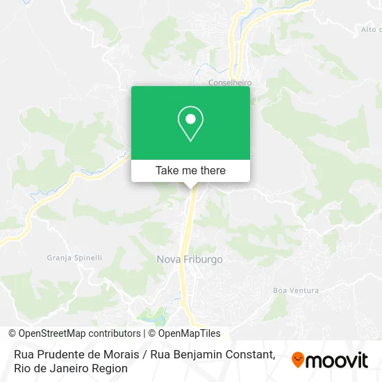 Rua Prudente de Morais / Rua Benjamin Constant map