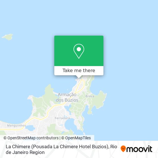 La Chimere (Pousada La Chimere Hotel Buzios) map