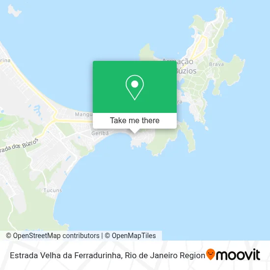 Estrada Velha da Ferradurinha map