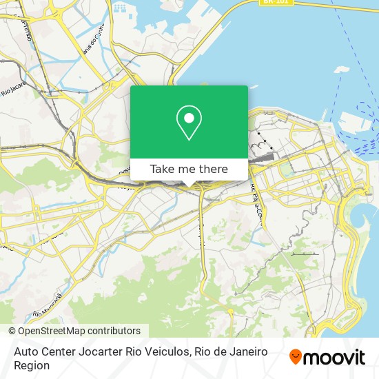 Mapa Auto Center Jocarter Rio Veiculos