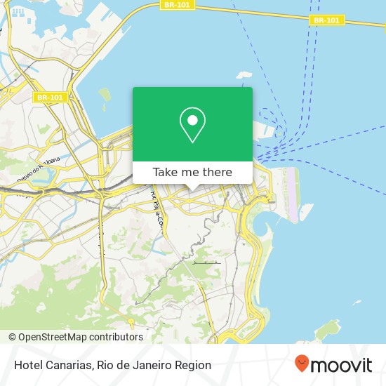 Hotel Canarias map