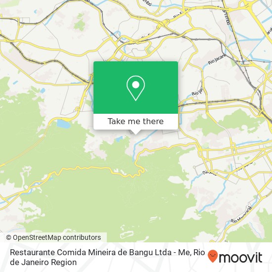 Restaurante Comida Mineira de Bangu Ltda - Me map