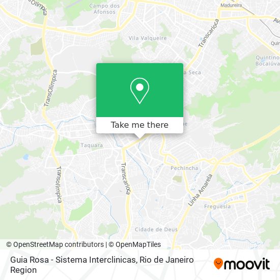 Guia Rosa - Sistema Interclinicas map