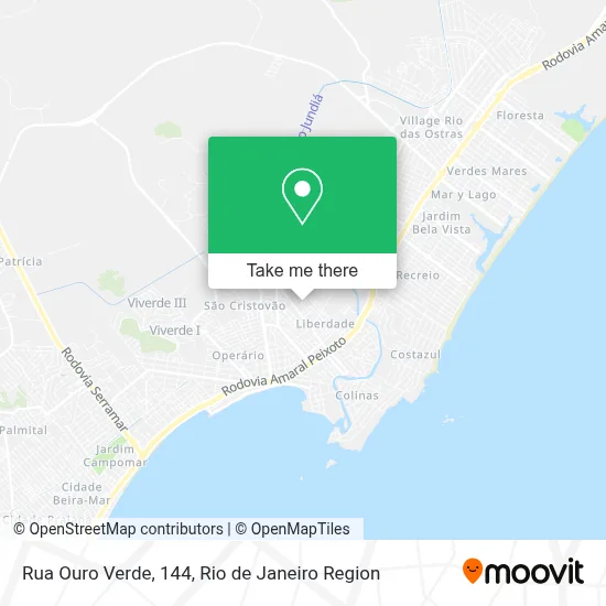 Rua Ouro Verde, 144 map