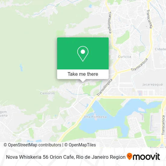 Nova Whiskeria 56 Orion Cafe map