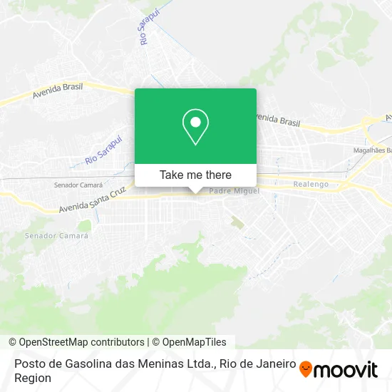 Posto de Gasolina das Meninas Ltda. map