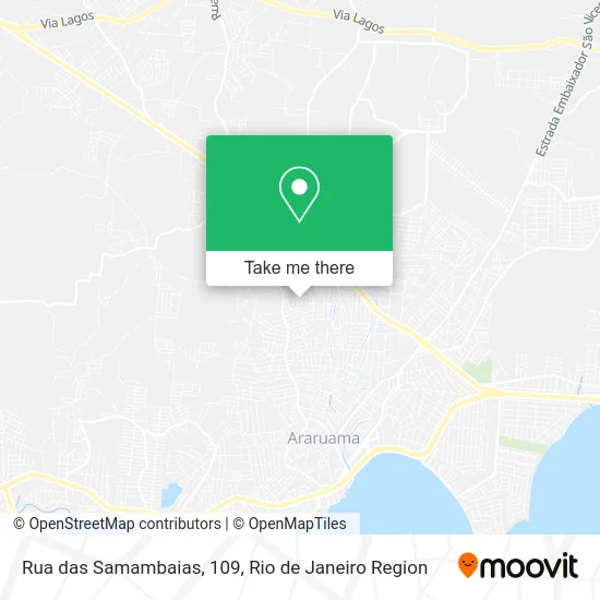 Rua das Samambaias, 109 map