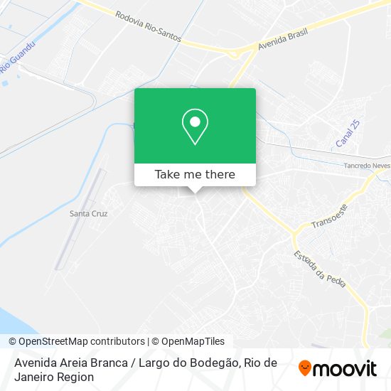 Avenida Areia Branca / Largo do Bodegão map