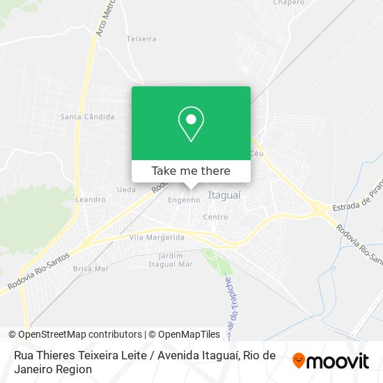 Rua Thieres Teixeira Leite / Avenida Itaguaí map