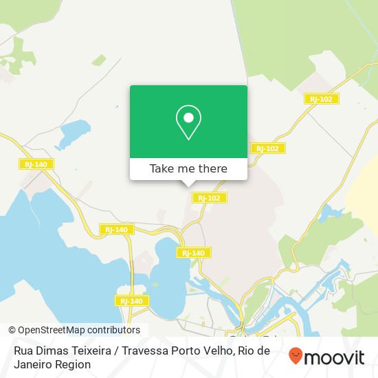 Mapa Rua Dimas Teixeira / Travessa Porto Velho
