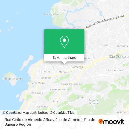 Rua Cirilo de Almeida / Rua Júlio de Almeida map
