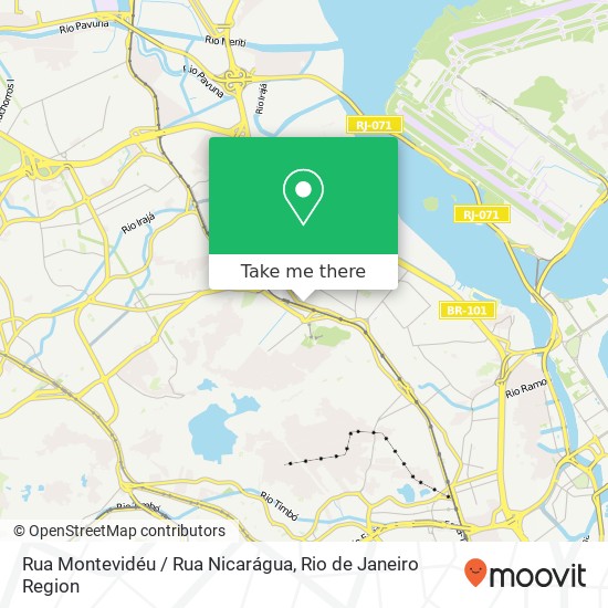 Mapa Rua Montevidéu / Rua Nicarágua