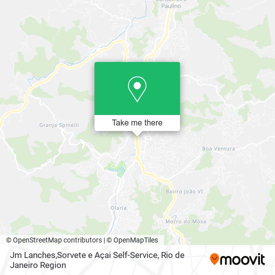 Jm Lanches,Sorvete e Açai Self-Service map