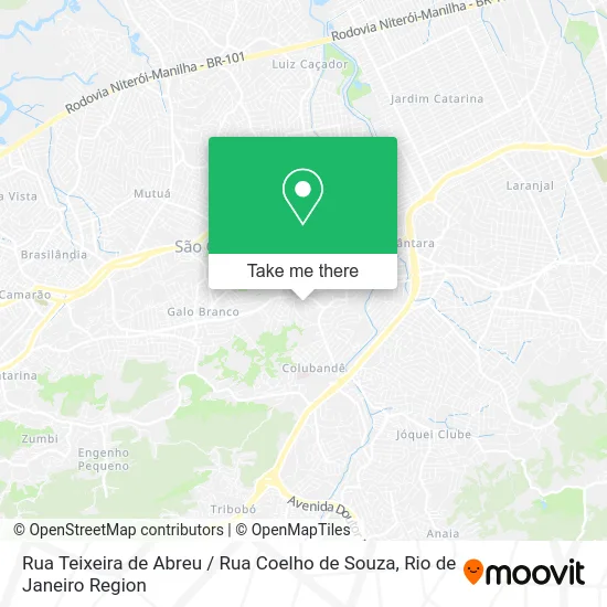 Rua Teixeira de Abreu / Rua Coelho de Souza map