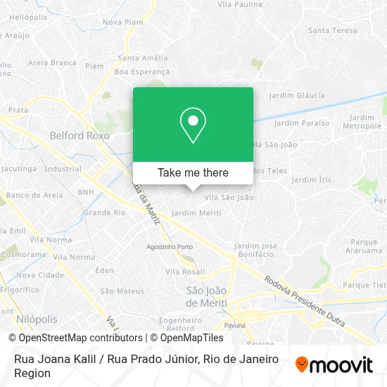 Rua Joana Kalil / Rua Prado Júnior map