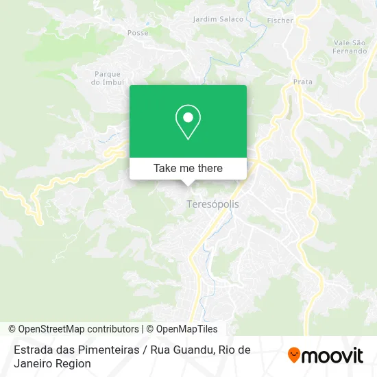 Estrada das Pimenteiras / Rua Guandu map