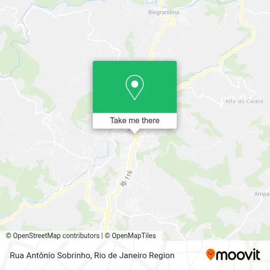 Rua Antônio Sobrinho map
