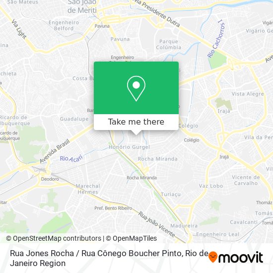Rua Jones Rocha / Rua Cônego Boucher Pinto map