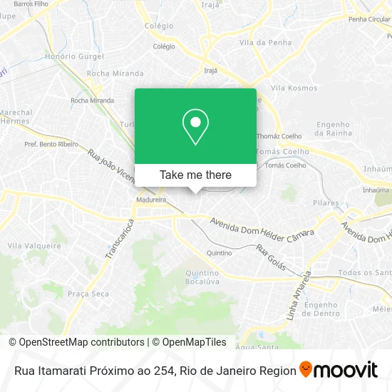 Rua Itamarati Próximo ao 254 map