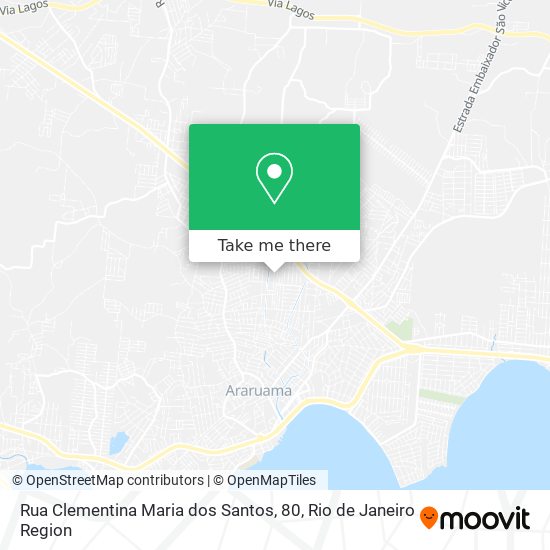 Rua Clementina Maria dos Santos, 80 map