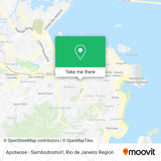 Apoteose - Sambodromo!! map