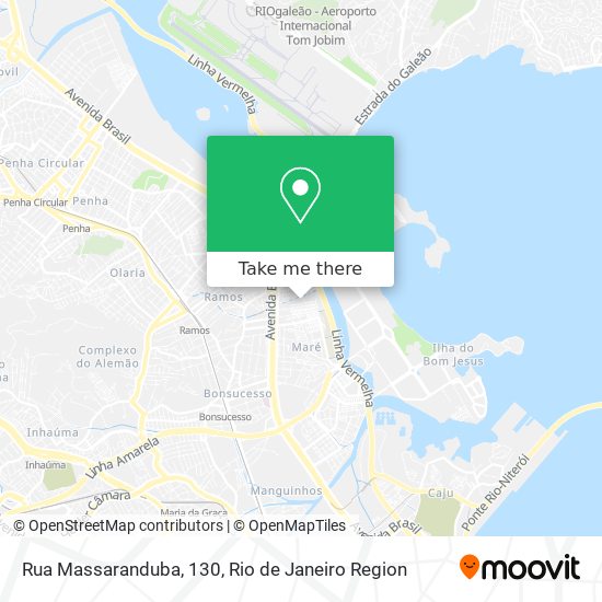 Rua Massaranduba, 130 map