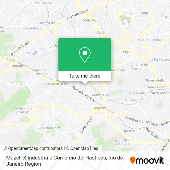 Mazel- X Industria e Comercio de Plasticos map