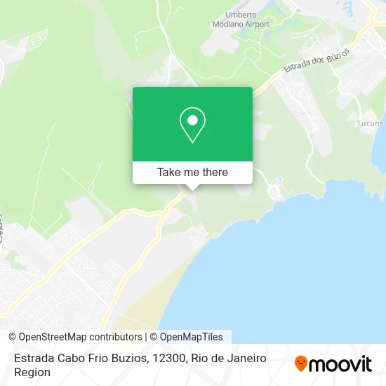 Estrada Cabo Frio Buzios, 12300 map