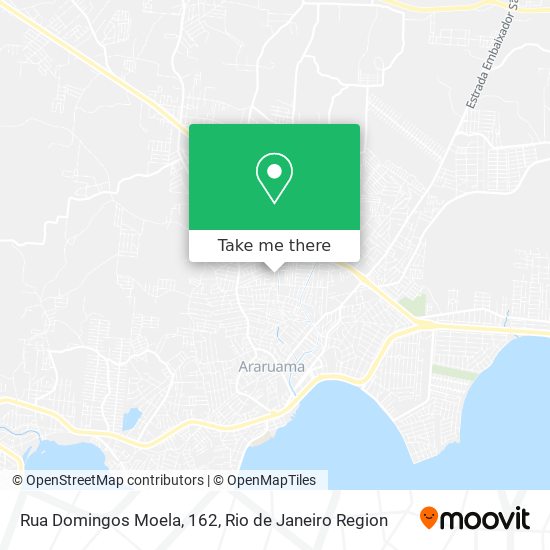 Mapa Rua Domingos Moela, 162